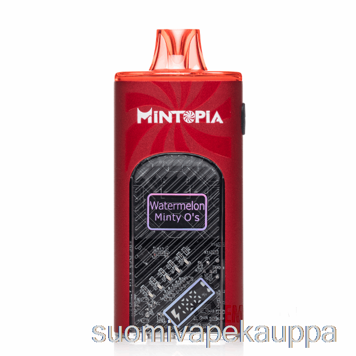 Vape Netistä Mintopia Turbo 9000 Kertakäyttöinen Vesimeloni Minty O's